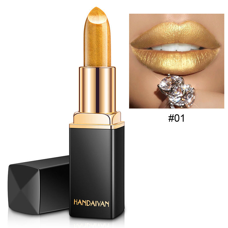 LuxeShift Metallic Lipstick