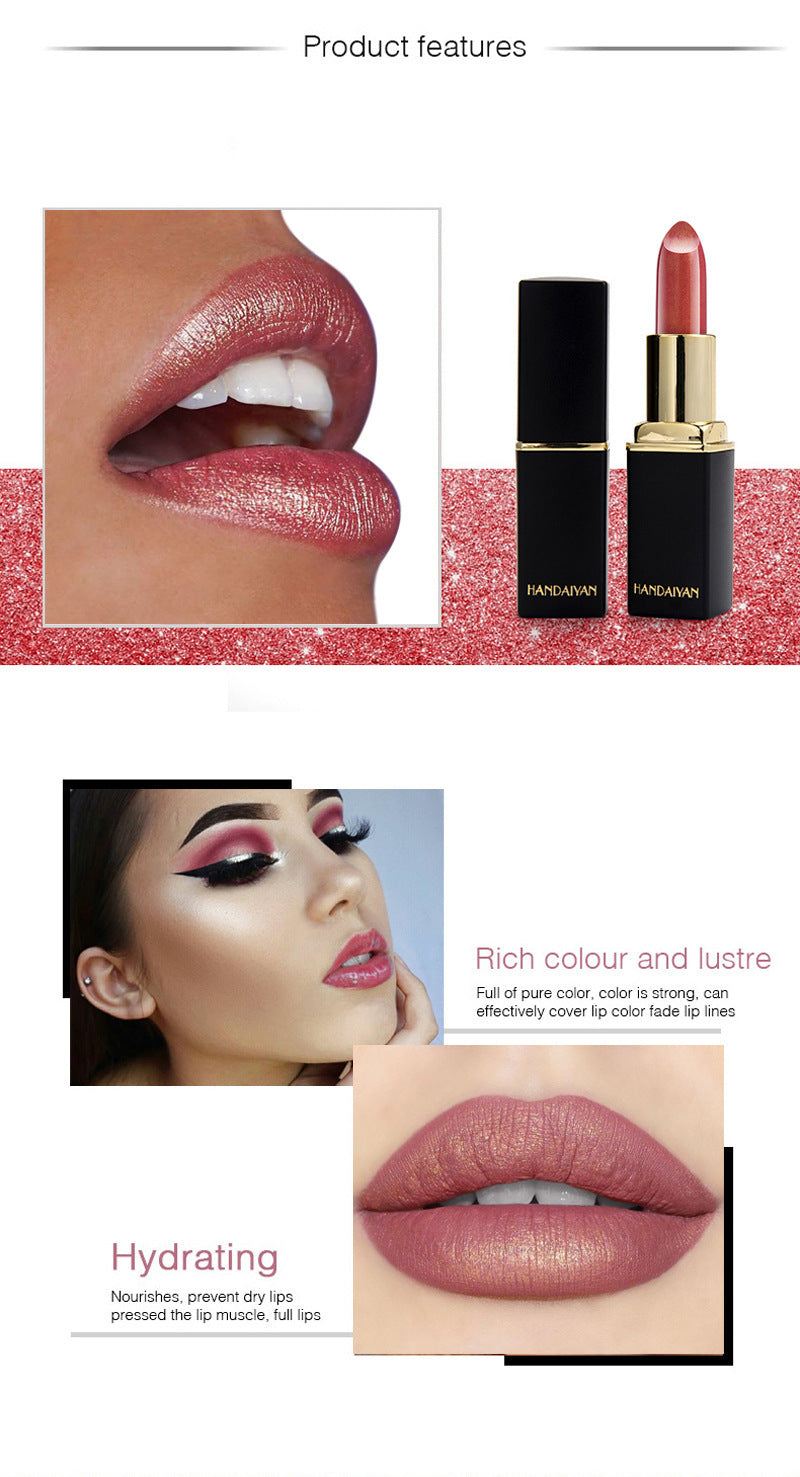 LuxeShift Metallic Lipstick