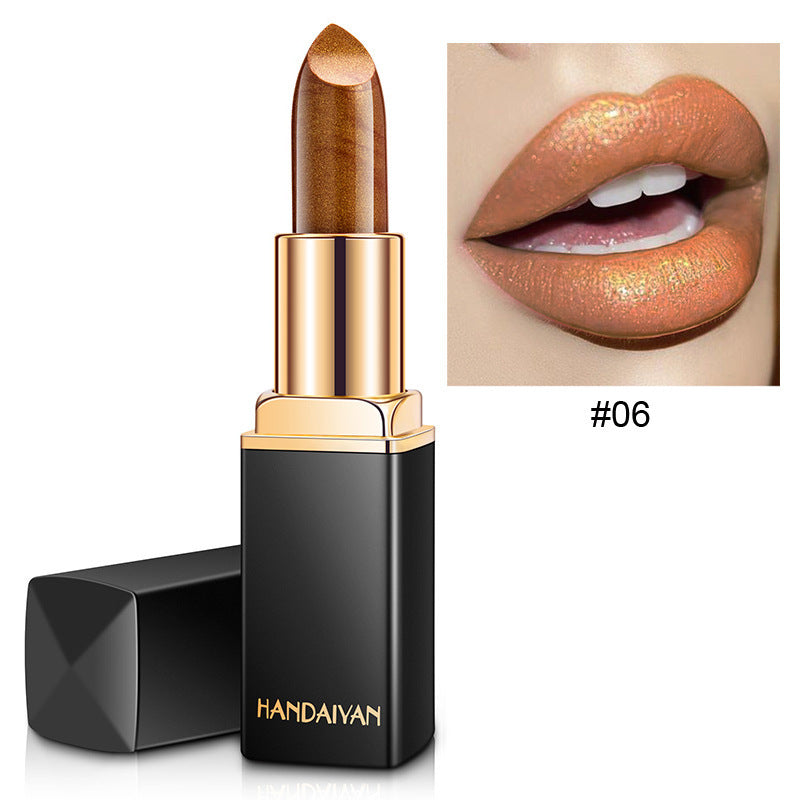 LuxeShift Metallic Lipstick
