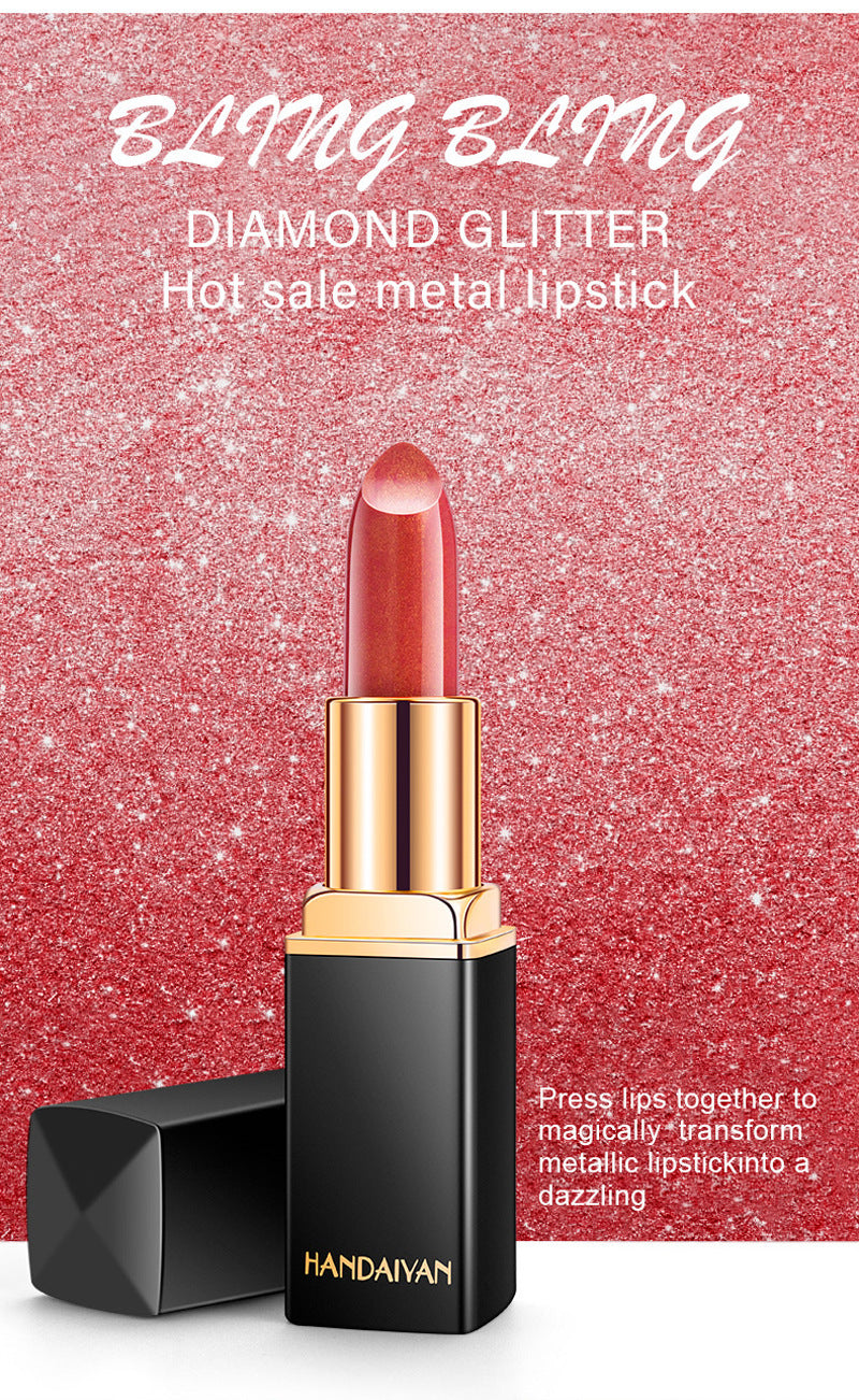 LuxeShift Metallic Lipstick