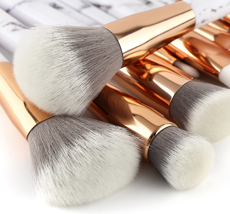 Marble Beauty Brush Set (11pcs)