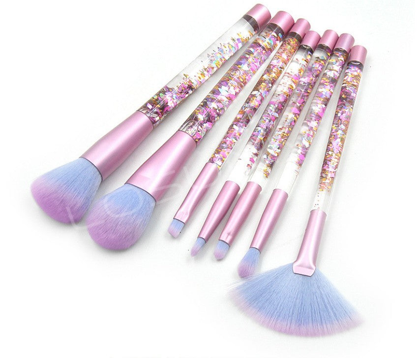 Liquid Crystal Makeup Brush Set