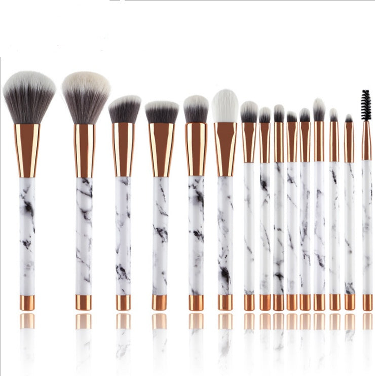 Marble Beauty Brush Set (11pcs)