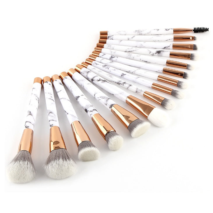 Marble Beauty Brush Set (11pcs)