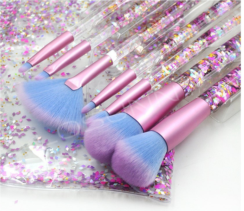 Liquid Crystal Makeup Brush Set