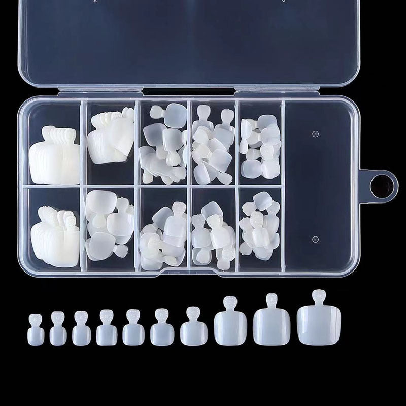 ToeGlam 100-Piece False Toenails