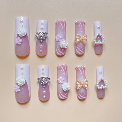 GlamGem Diamond Press-Ons