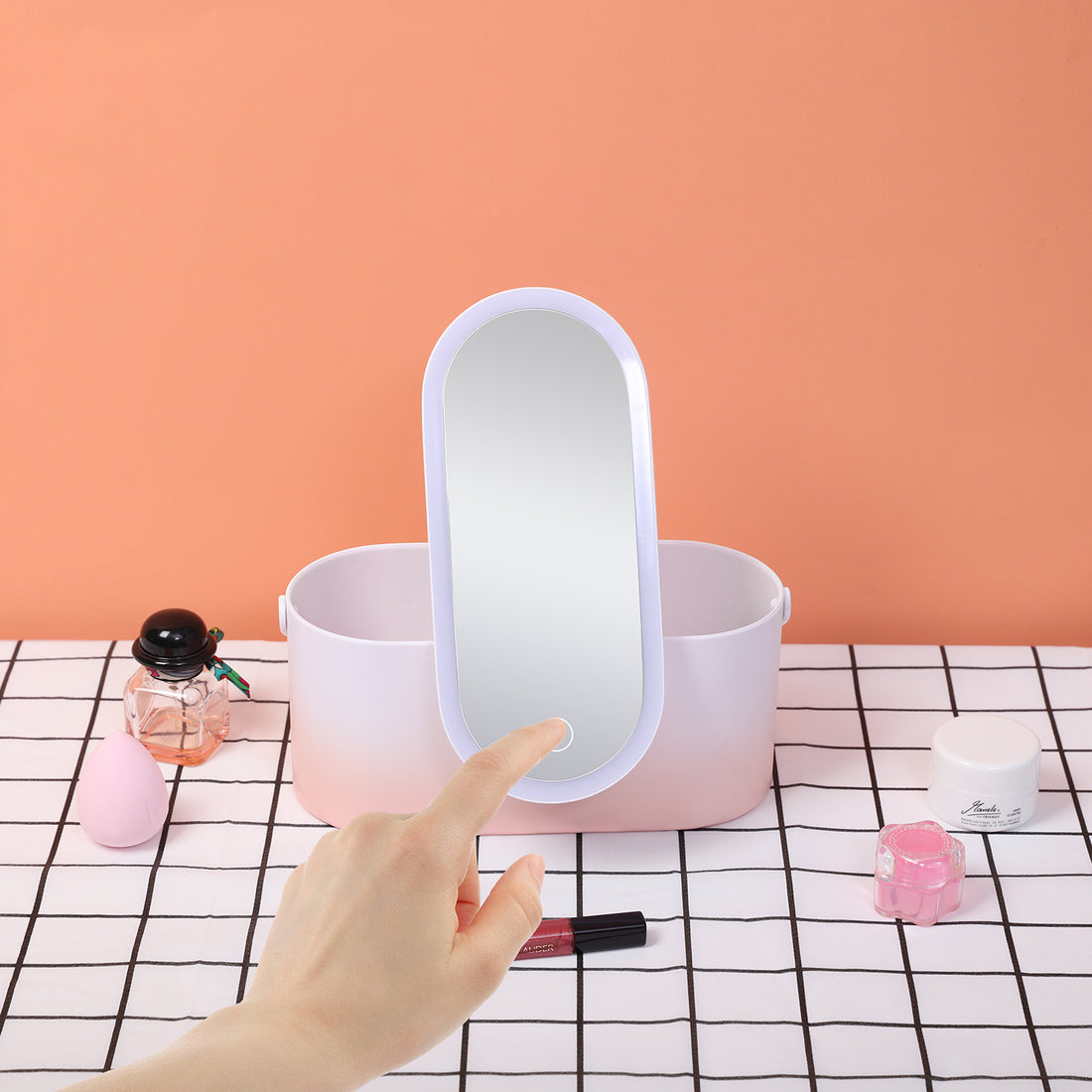 LED Travel Makeup Organizer
