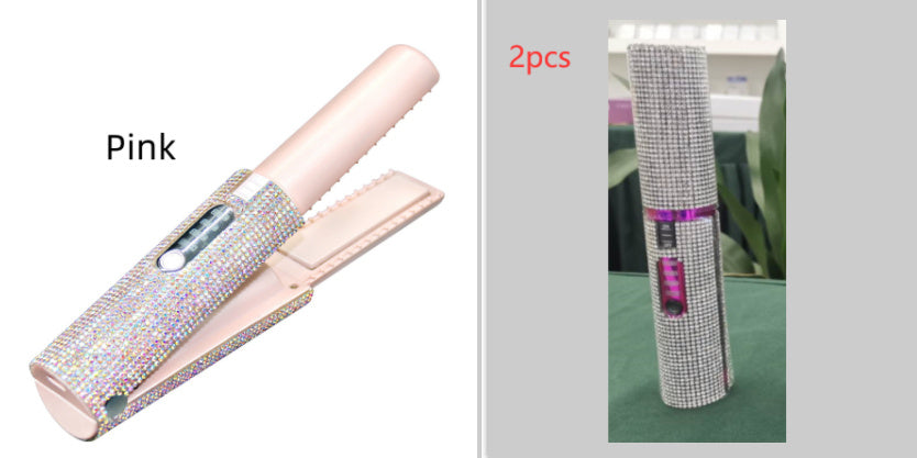 2-in-1 Hair Straightening Brush