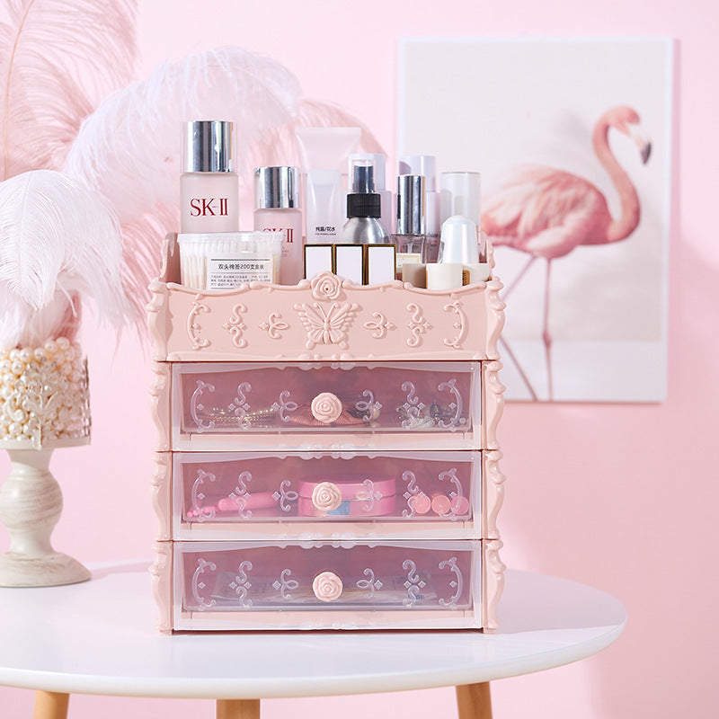 Transparent Makeup Organizer