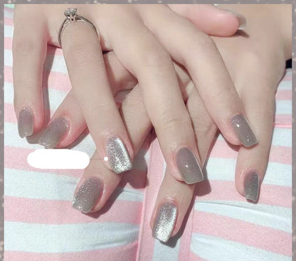 Milk Tea Cat Eye Gel Polish