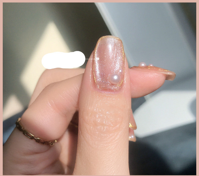 Milk Tea Cat Eye Gel Polish