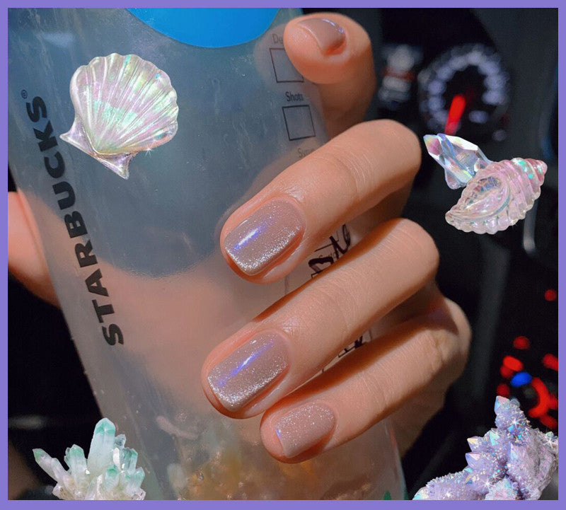 Milk Tea Cat Eye Gel Polish