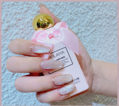 Milk Tea Cat Eye Gel Polish