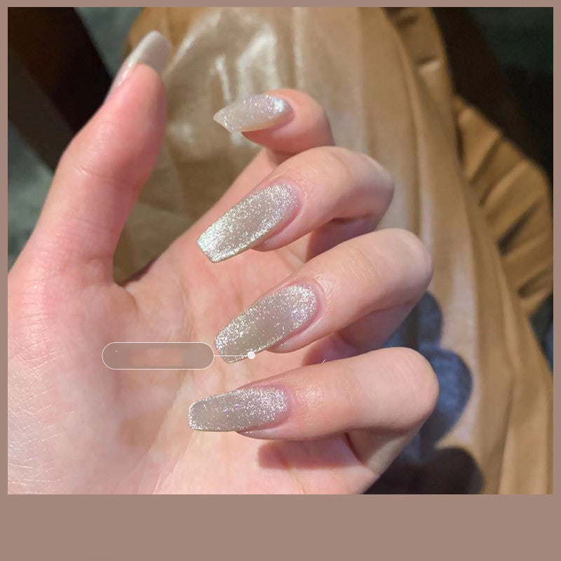 Milk Tea Cat Eye Gel Polish