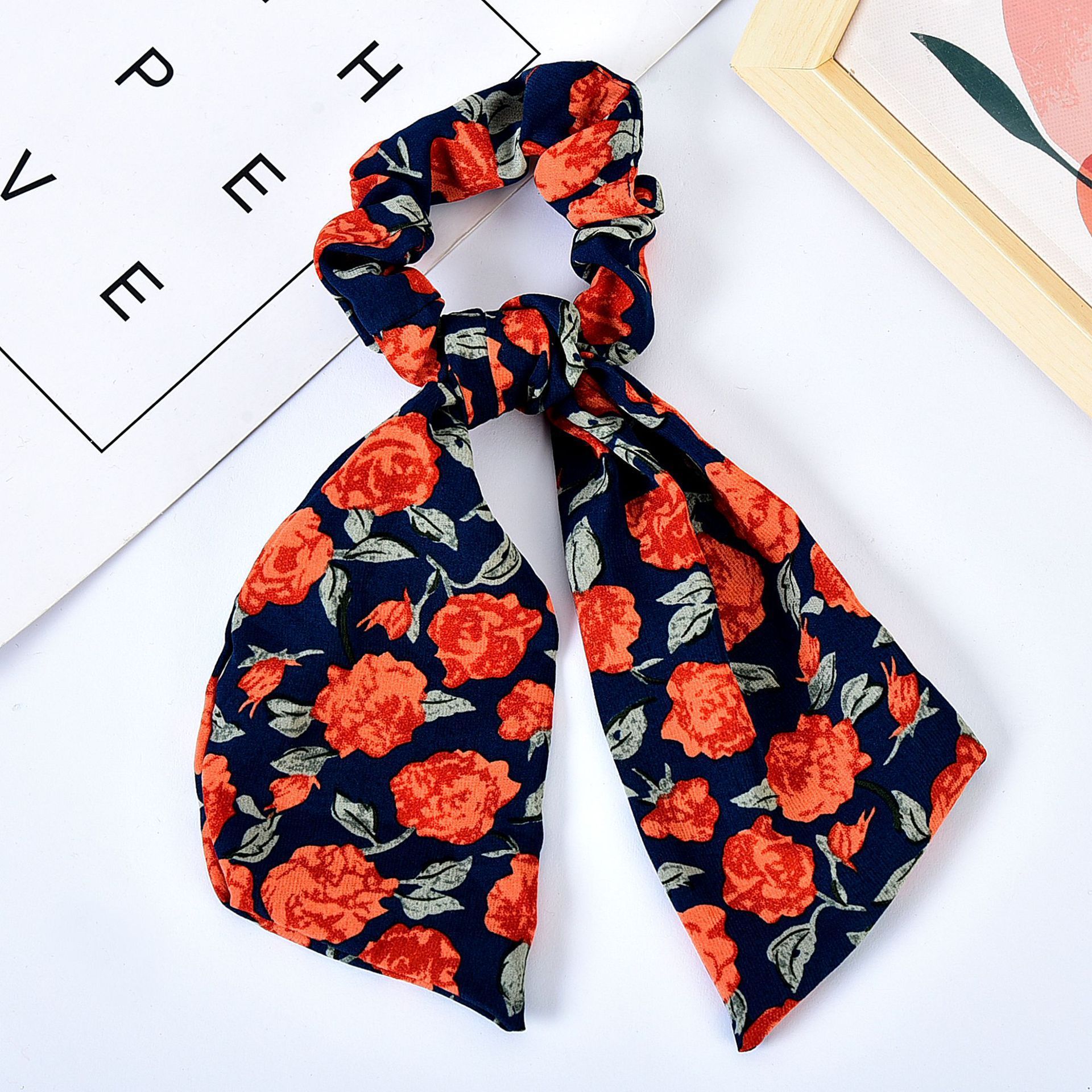 FloraPearl Bow Hair Tie
