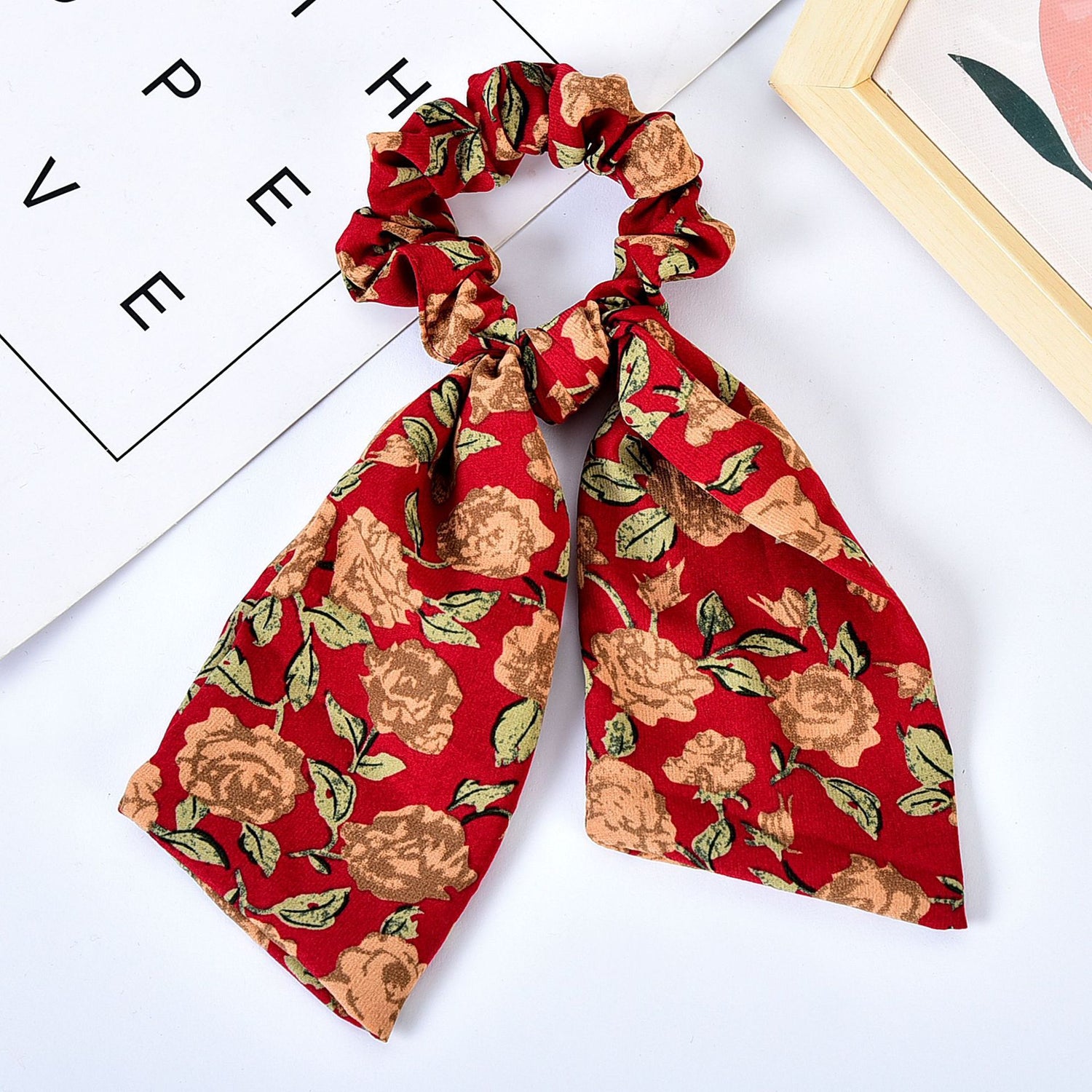 FloraPearl Bow Hair Tie