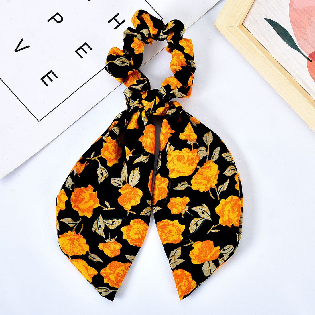 FloraPearl Bow Hair Tie