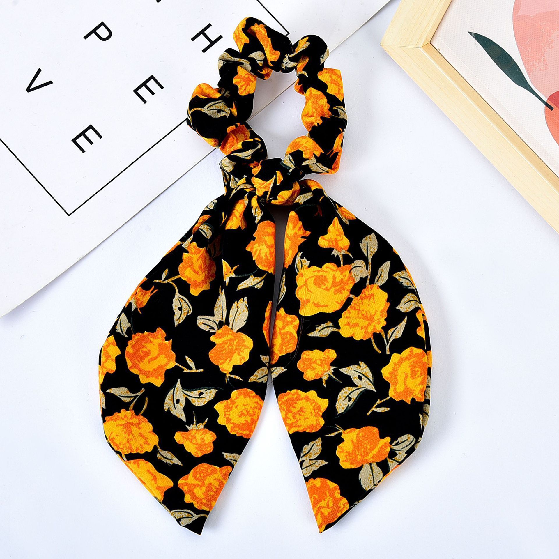 FloraPearl Bow Hair Tie