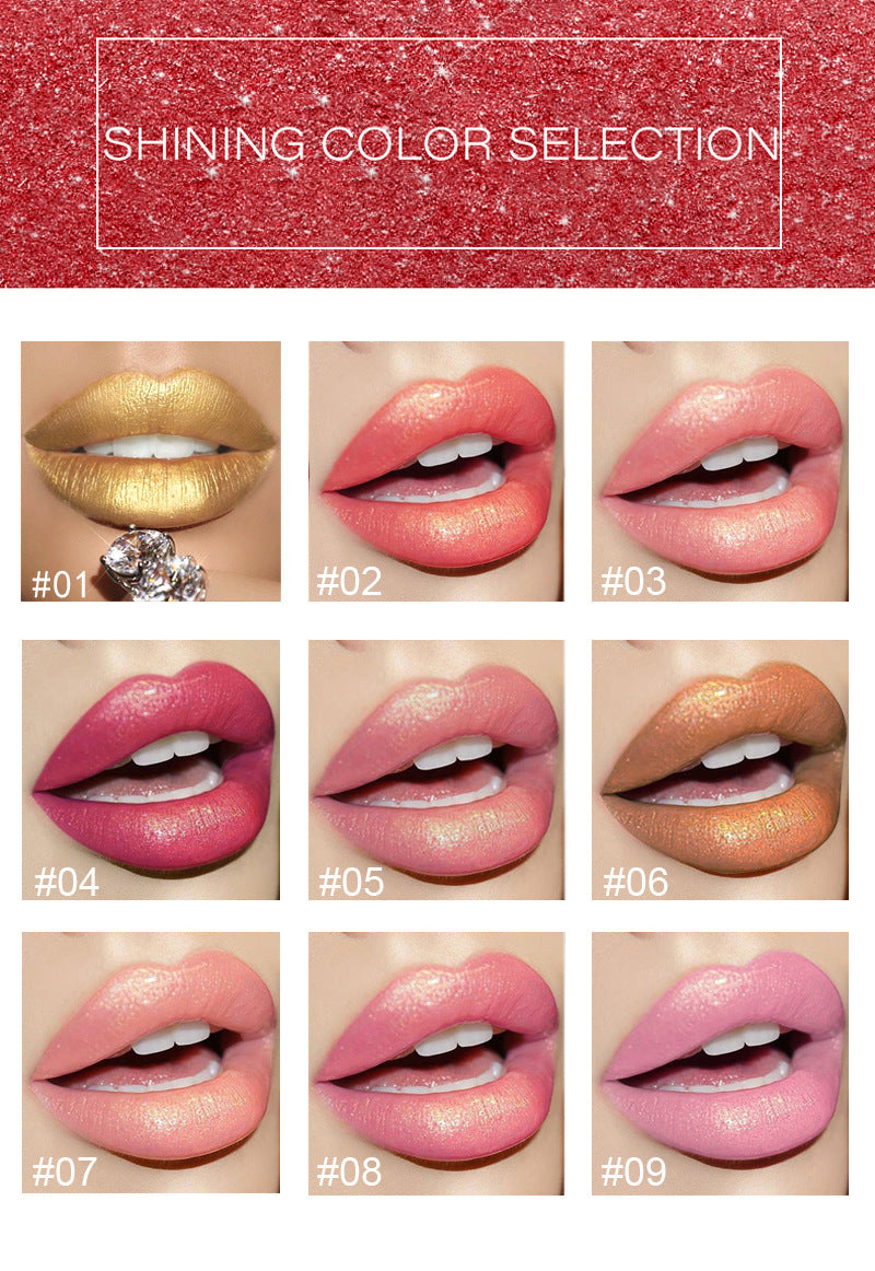 LuxeShift Metallic Lipstick