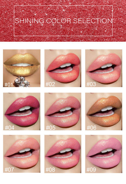 LuxeShift Metallic Lipstick