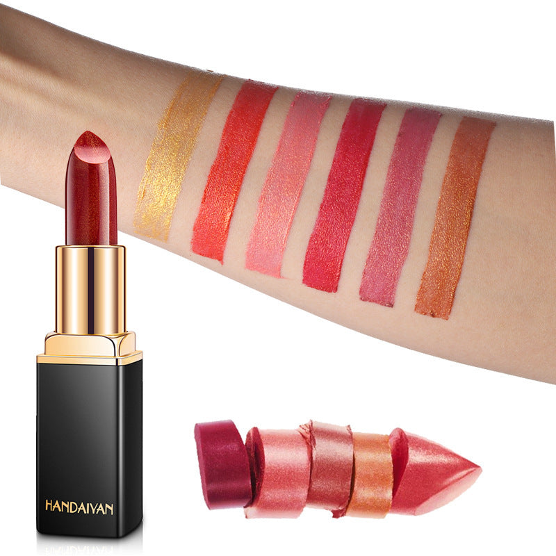 LuxeShift Metallic Lipstick