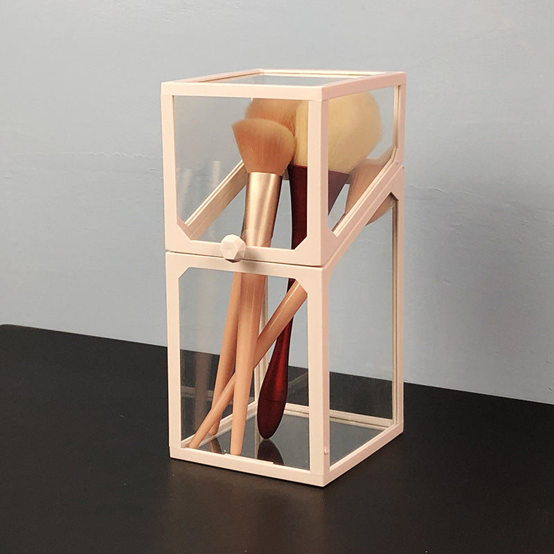 Glass Brush Bucket