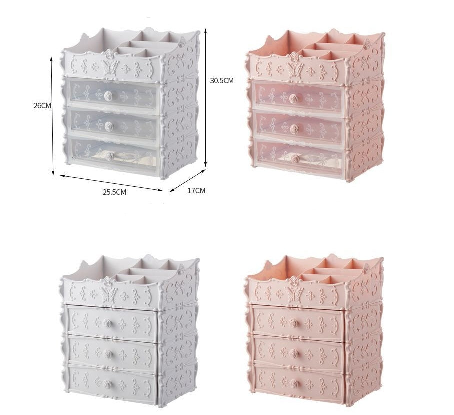 Transparent Makeup Organizer