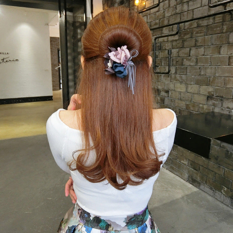 PearlBloom Hair Bun Clip