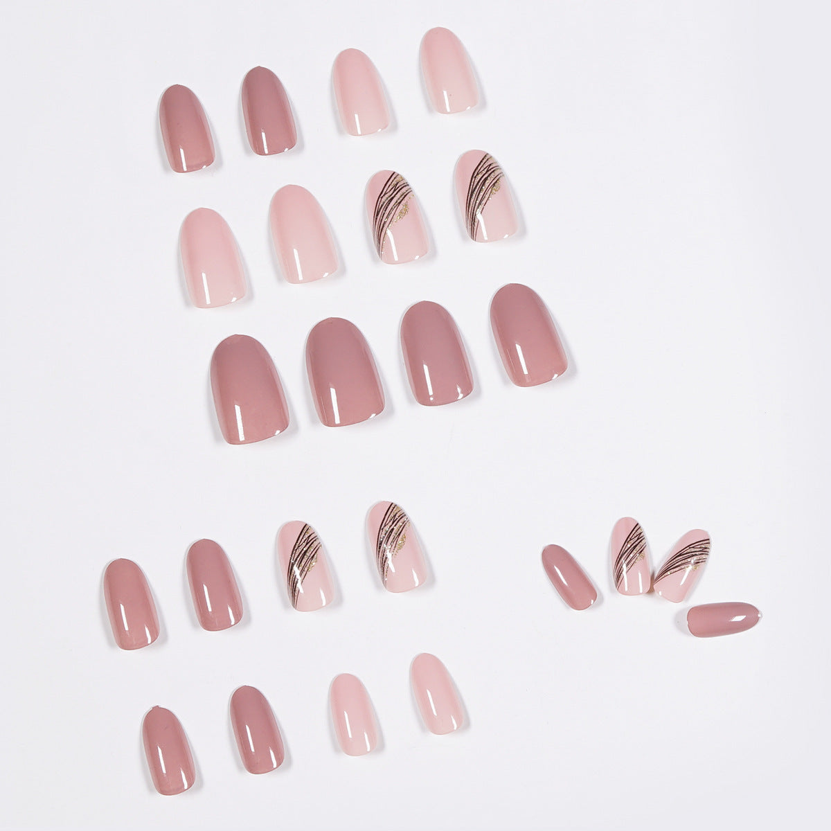 GradientGlow Press-On Nails