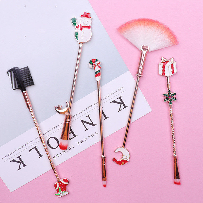 Christmas Moose Brush Set