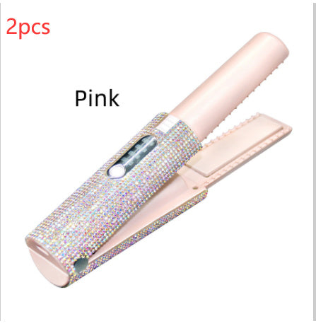 2-in-1 Hair Straightening Brush