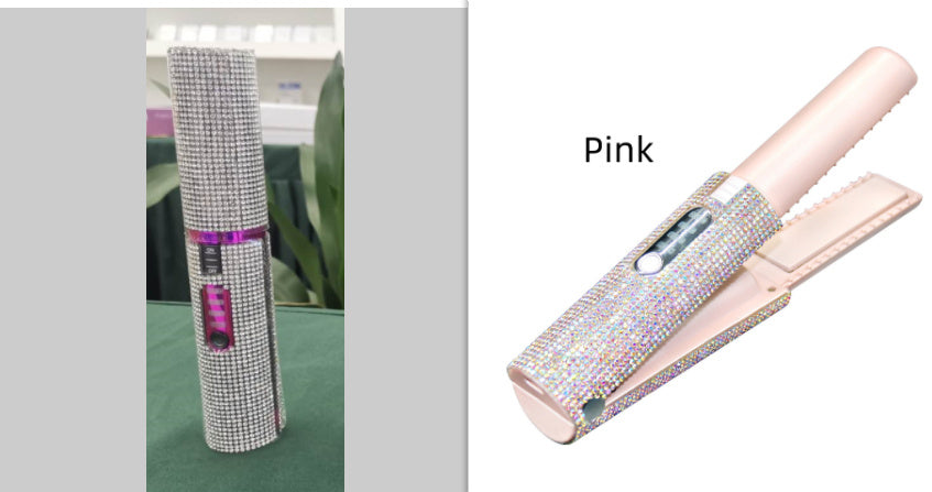 2-in-1 Hair Straightening Brush
