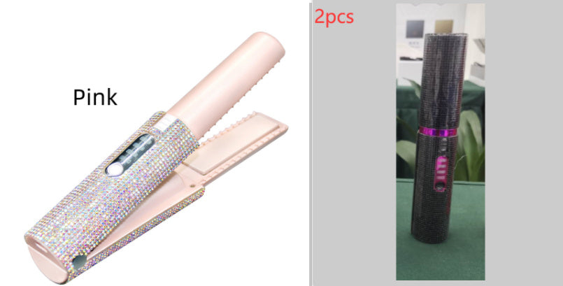 2-in-1 Hair Straightening Brush