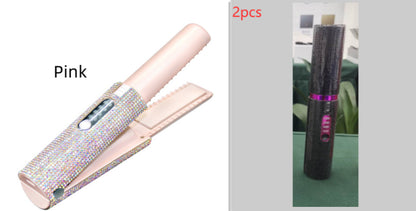 2-in-1 Hair Straightening Brush