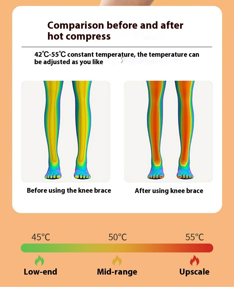 Self-Heating Knee Support