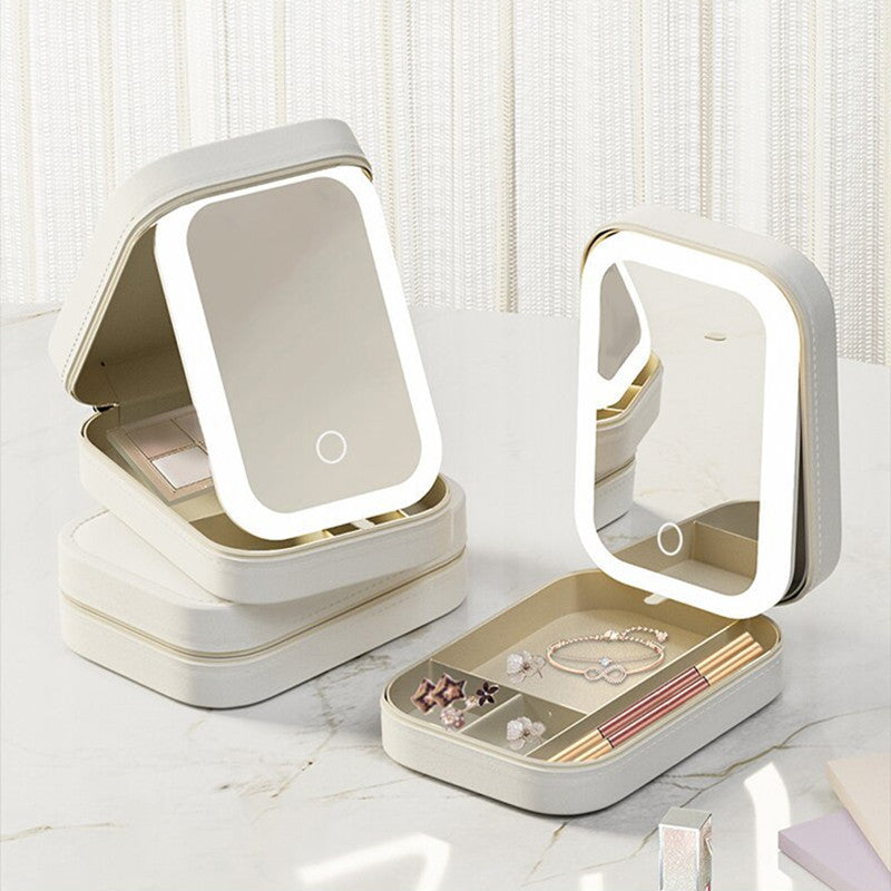 LED Light Makeup Storage Box