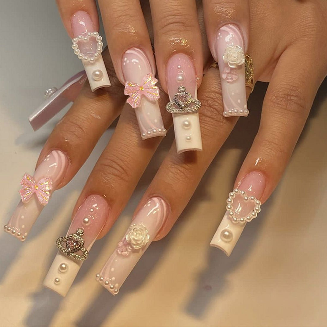 GlamGem Diamond Press-Ons