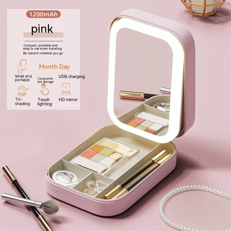 LED Light Makeup Storage Box