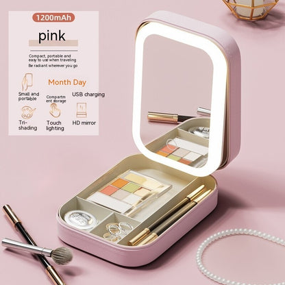LED Light Makeup Storage Box